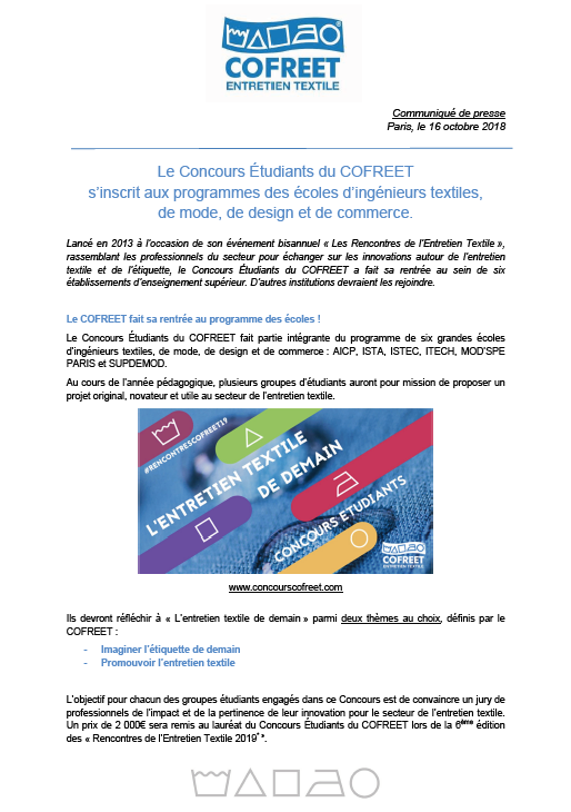 CP Concours Etudiants COFREET